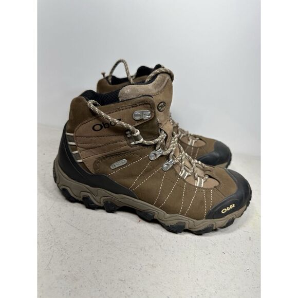 Excellent Oboz Bridger Mid B-DRY Women's Hiking Boots, Walnut, 8,5 - Picture 1 of 8